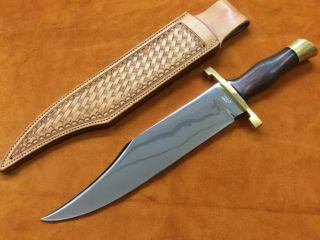 Vintage 1960s Gil Hibben Manti Ut Bowie Knife Custom Over 17” Long