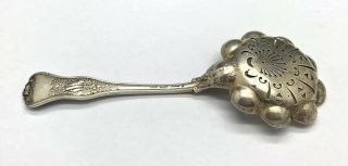 Tiffany & Co Sterling Silver Pierced Olympian Serving Berry Spoon Pat 187B 6.  25” 11