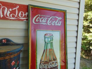 vintage coke sign 1932 54`` rare 7353 2