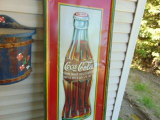 vintage coke sign 1932 54`` rare 7353 3