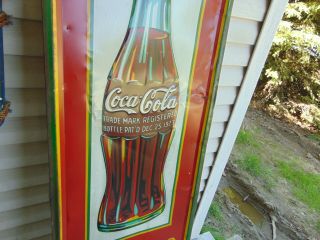 vintage coke sign 1932 54`` rare 7353 5