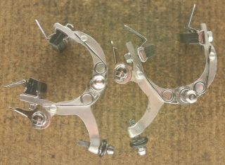 Vintage ' 74 - ' 78 Campagnolo Nuovo Record brakes brake calipers caliper set 7