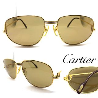 Cartier Romance Louis Vintage Eyeglasses / Sunglasses Gold Silver 58 - 18 - 135