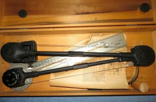 Vintage Antique Wwii Era Us Military Vector Plotting Machine Tool Vp - 194
