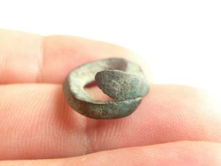 Extremely RARE - Coiled Snake Proto Money Ancient CELTIC Bronze PROTO CURRENCY 3