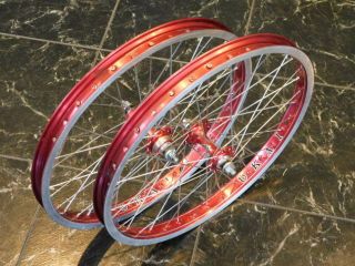 Nos 1980s Ukai Speedline Shiny Side Wheels Vintage Old School Bmx Redline Gt Cw