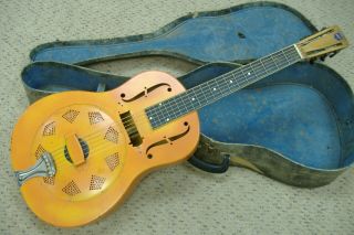 Vintage 1930 National Triolian Resonator Guitar Play Or Restore Rare Usa Nr