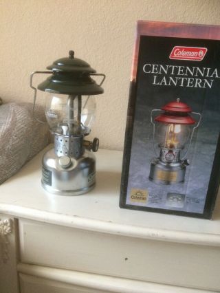Vintage Coleman Centennial Lantern Dated 03/2001 2