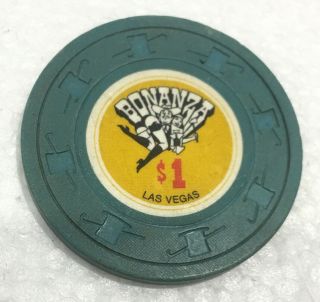 $1 Bonanza Vintage Casino Gaming Chip Las Vegas