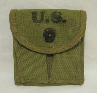 Ww2 Wwii U.  S.  Army M1 Carbine Butt Stock Pouch 1943 Nos