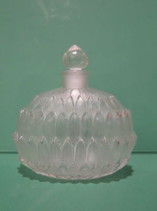 Rare Htf R Lalique Perfume Bottle Amelie Double Signed No 520 Circa 1927