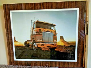 Vintage White Western Star Cabover Promotional Advertising Print Picture