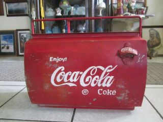 Vintage Coke Cooler Odd Size Rare Find