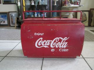 Vintage Coke Cooler Odd Size Rare Find 3