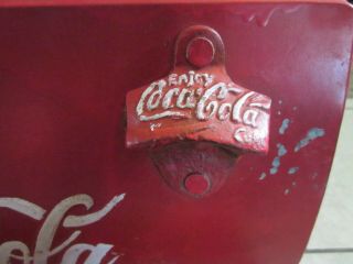 Vintage Coke Cooler Odd Size Rare Find 7