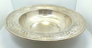 Gorham Sterling Silver Floral Design Bowl No.  1027 D6441