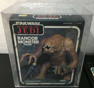 Vintage Star Wars 1983 Kenner Afa 80,  Nm Rancor Monster Rotj Box Misb