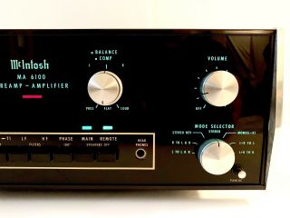 McIntosh MA 6100 Integrated Amplifier VINTAGE AUDIOPHILE SERVICED NEAR A, 5