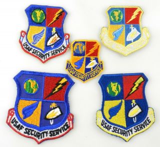 5 Wwii Vietnam Usaf Security Service Patch Military Badge T70c8