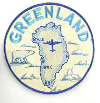 Us Usaf Afb Thule Greenland Bw - 8 Bw - 1 7 " Patch Military Badge T70c