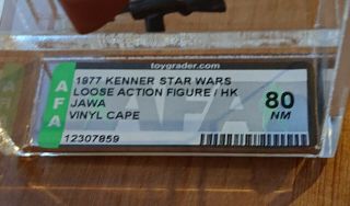 Star Wars vintage Jawa loose AFA 80 (vinyl cape variant) 2