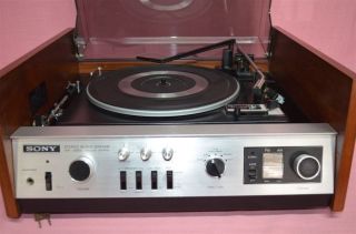Vintage Sony AM/FM Radio Turntable Record Player HP - 485 with Pickering Stylus 3