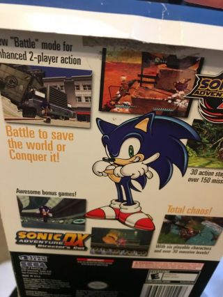 Sonic Adventure 2 Pack Complete CIB Nintendo GameCube Rare 12