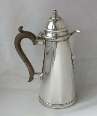 Dainty Solid Sterling Silver Coffee Pot/ Water Jug 1919/ H 19.  5 cm/ 388 g 2