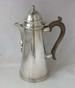 Dainty Solid Sterling Silver Coffee Pot/ Water Jug 1919/ H 19.  5 cm/ 388 g 5