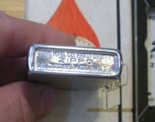 RARE Vintage Zippo 3 Barrel Hinge 16 Hole Lighter PAT 2032695 W/ INSERT 2