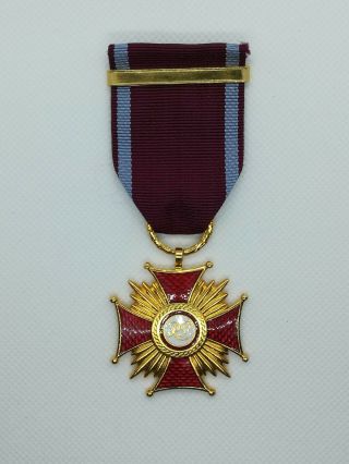 Rare Second Send Polish Gold Cross Of Merit Beam Rp Poland Golden Order
