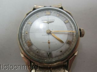 Vintage Longines Automatic Swiss Dress Watch Mens 10k Gold Filled