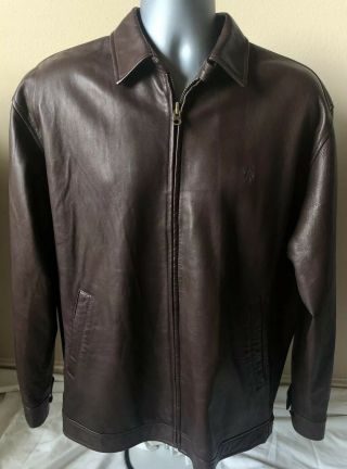 Vintage Ralph Lauren Butter Soft Leather Jacket Men 