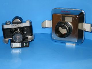 Rare Alpa Surgical 81 Camera,  Sunpak Auto 321 Flash,  Meddev Autoclave Box