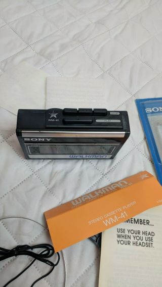 Vintage SONY Walkman WM - 41 Stereo Cassette Player - 13 Reasons Why 4