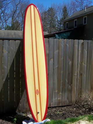 Vintage South Bay Surf Shop Custom Deese Longboard 10 