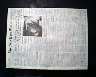 BRAZIL Getulio Vargas Declaration of War on Axis World War II 1942 Old Newspaper 5