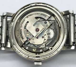 Vintage 1960 ' s Movado KingMatic Sub - Sea Automatic 538 28J Date Men ' s Wrist Watch 2