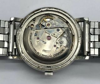 Vintage 1960 ' s Movado KingMatic Sub - Sea Automatic 538 28J Date Men ' s Wrist Watch 3