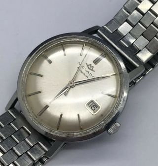 Vintage 1960 ' s Movado KingMatic Sub - Sea Automatic 538 28J Date Men ' s Wrist Watch 8