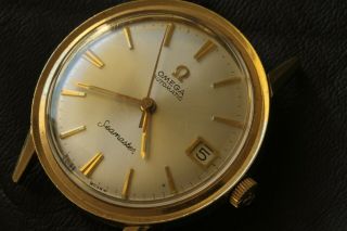 Vintage Omega Seamaster Automatic,  Date,  14k Gold Filled Cal.  563,  Early 70 