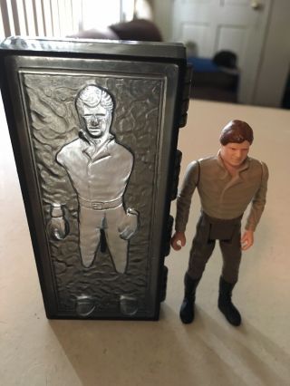Vintage Star Wars Han Solo In Carbonite 1984 Potf Last 17