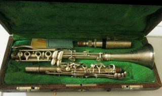 Vintage 1928 Conn Silver Clarinet - All And Very