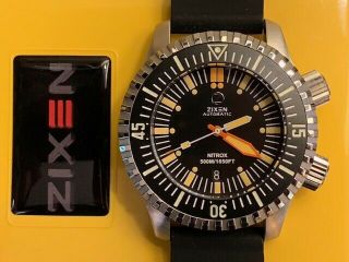 Zixen Nitrox Vintage Limited Edition 36 / 300 Swiss Eta 2824 500m Dive Watch