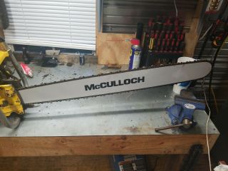 Vintage McCulloch Sp125c Chainsaw 9