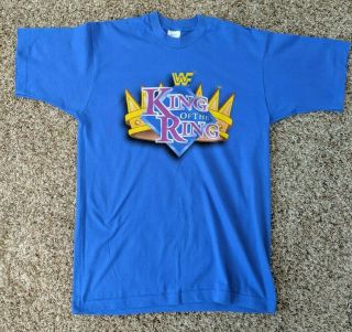 Wwf King Of The Ring Vintage T Shirt 95 90s Event T - Shirt Wwe Ppv Philadelphia