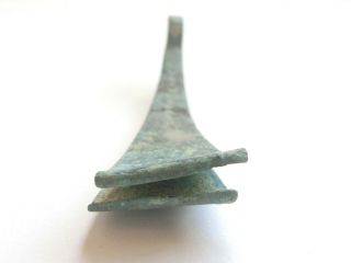 Extremely Rare Ancient CELTIC Decorated Bronze Tweezers COSMETIC - La Tene 300 BC 5