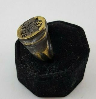 Ancient.  LEGIO SPQR Bronze Ring - Vintage - Antique ROMAN - BRONZE - RARE 2