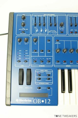 OBERHEIM OB - 12 VISCOUNT synthesizer keyboard virtual analog VINTAGE SYNTH DEALER 2
