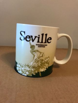 Starbucks Mug Seville Spain Global Icon - Collector Series Extremely Rare 2008